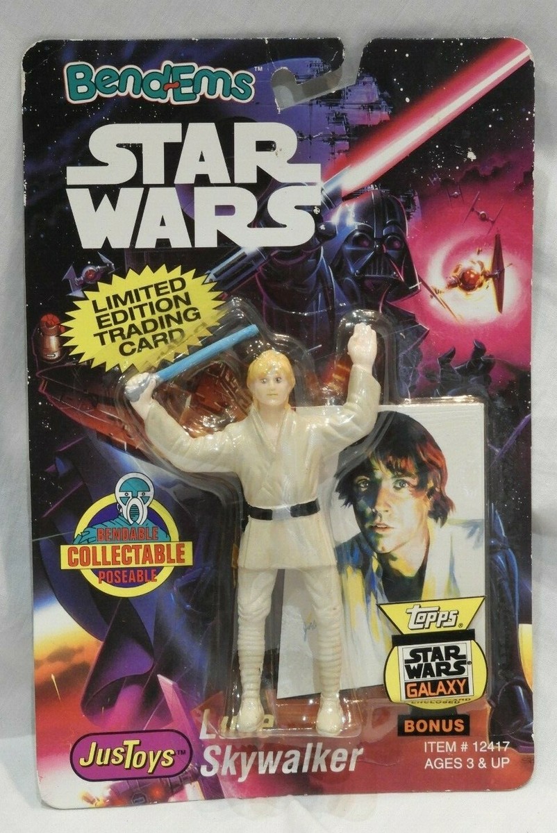特撮 STar Wars A new Hope Bend-Ems 4 pack with Chewbacca R2-D2 Luke Skywalker Tusken Raider JusToyz Star Wars Bend-Ems 4 Piece Gift Set - Emperor, R2-D2