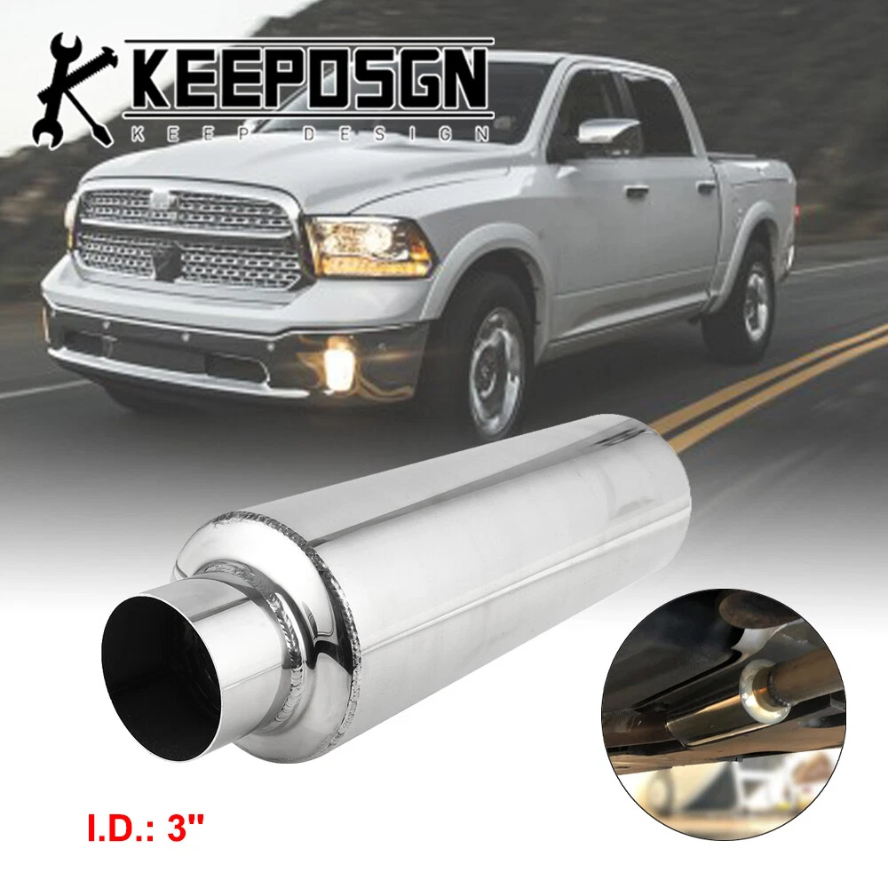 Muffler - Compatible With 1994 - 2008 Dodge Ram 1500 1995 1996 1997 1998 1999 2000 2001 2002 2003 2004 2005 2006 2007