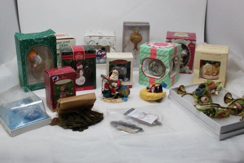 Chistmas tree ornaments vintage lot of 20 in boxes collectibles Holidays - Picture 1 of 23