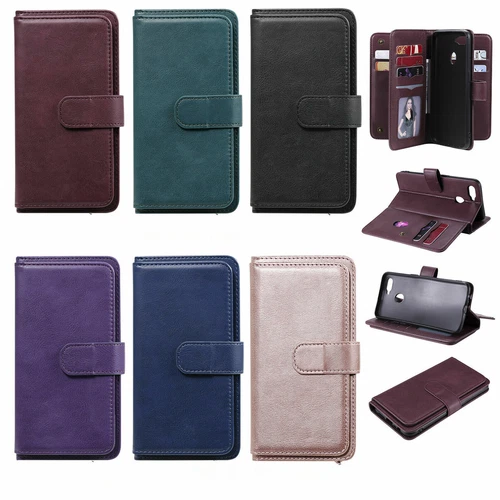 Leather Flip Wallet Stand Phone Case For Oppo A52 A72 A53 A5 A73 A9 2020 A12 A54
