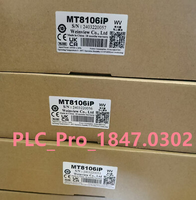 1PCS NEW Weinview MT8106iP HMI touch screen 10.1-inch with Ethernet Fast ship