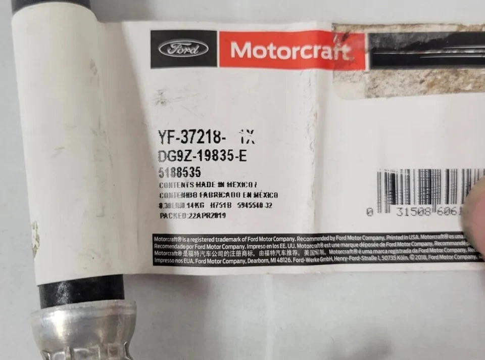 Оригинальный напорный шланг переменного тока для Ford Fusion 2013–16 годов выпуска Fomoco DG9Z-19835-E - Изображение 3 из 4