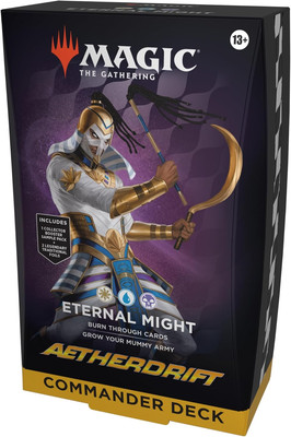 Eternal Might Commander Deck - 100-Card Deck + 2-Card Booster Sample Pack