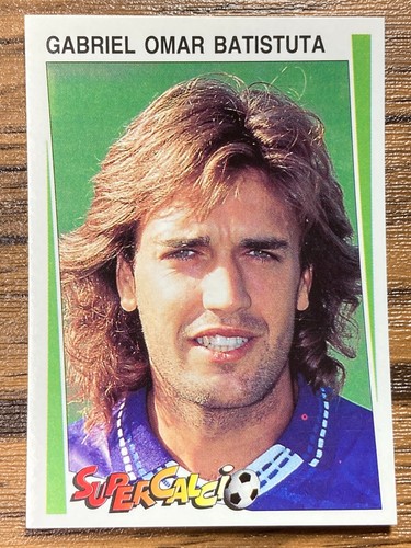 Carte Collection Gabriel Batistuta – Fiorentina 1996 – Rookie Onze Mondial – Argentina