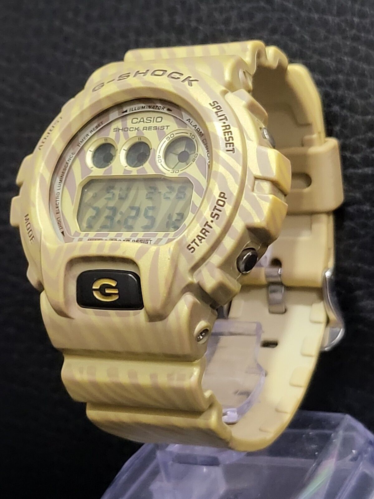 Casio G-Shock Men's Zebra Camouflage Classic Digital Watch DW6900ZB-9