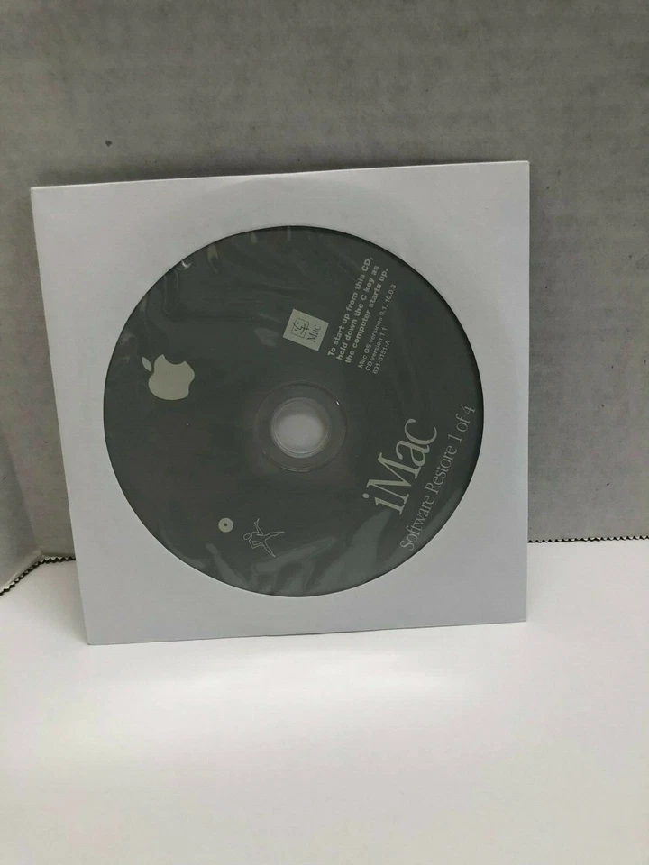 Apple iMac Software Restore CD's of OS 9.1, Mac OS X 10.0.3 CD Version 1.1 - Image 2 of 4