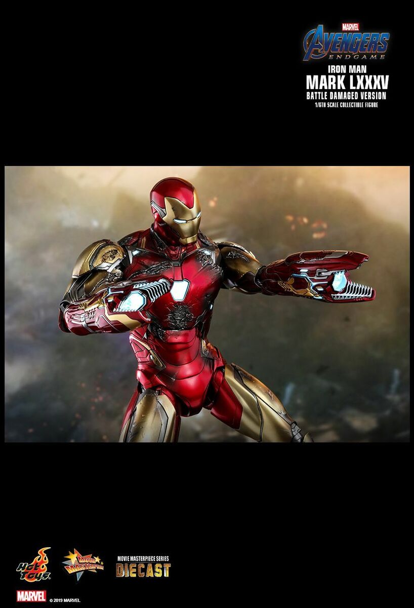 Hot Toys MMS543D33 Iron Man Mark LXXXV 85 Battle Damaged Hot Toys MMS543D33 Iron Man Mark LXXXV 85 Battle Damaged