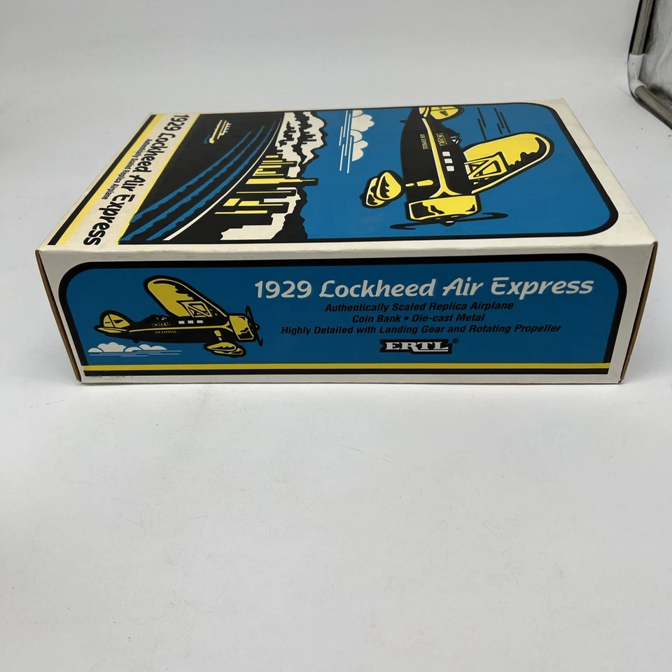 Vintage Toy Airplane 1994 Ertl 1929 Lockheed Air Express Plane - Image 4 of 4