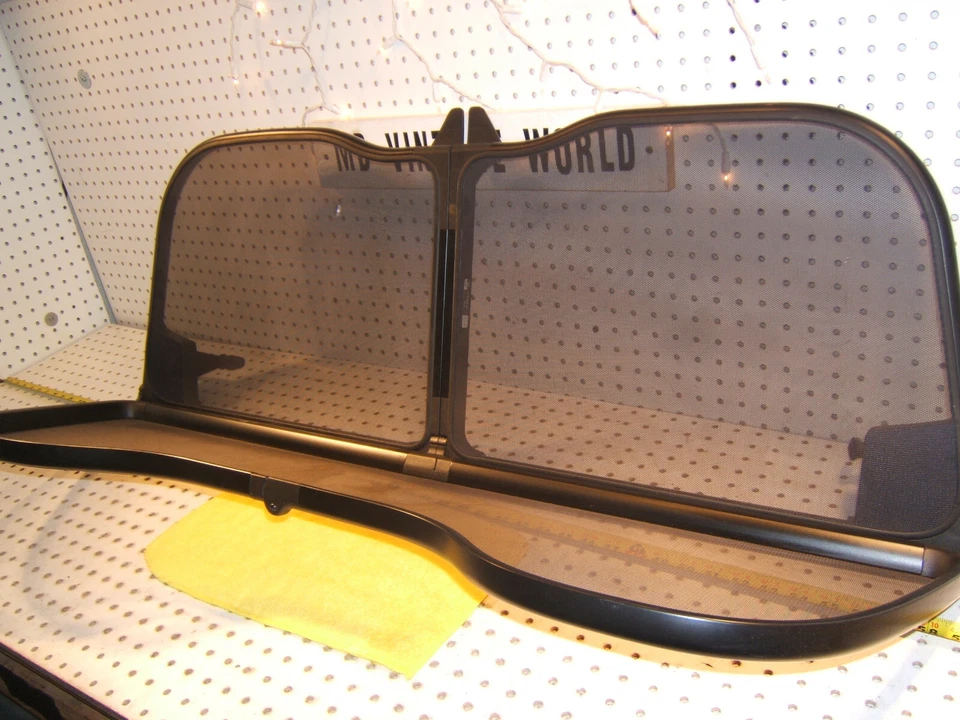 VW Escarabajo 2003 nuevo convertible malla negra parabrisas genuino VW OEM 1 deflector Foto 4 de 4