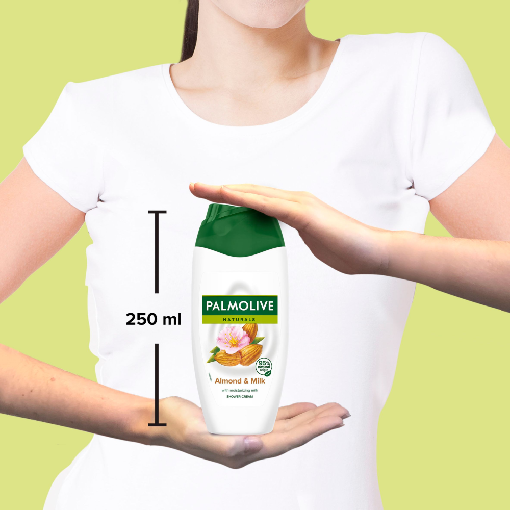 Palmolive Duschgel Mandel 500 Ml | Sanfte Pflege Für Die Tägliche Dusche | Lang Anhaltender Duft