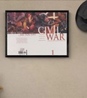 Framed Civil War#1 A3 Comic Cover Vintage Poster Fine Art Print USA Jul 2006