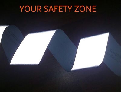 3M Reflective Tape 8910 – 2-Inch Wide Silver Sew-On Safety Material Sold By The Yard