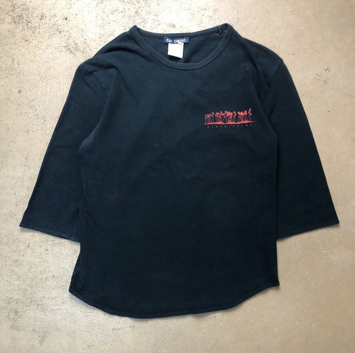 raf simons shirt Black Palms 98ss Raf Simons 1998 Fine Cotton