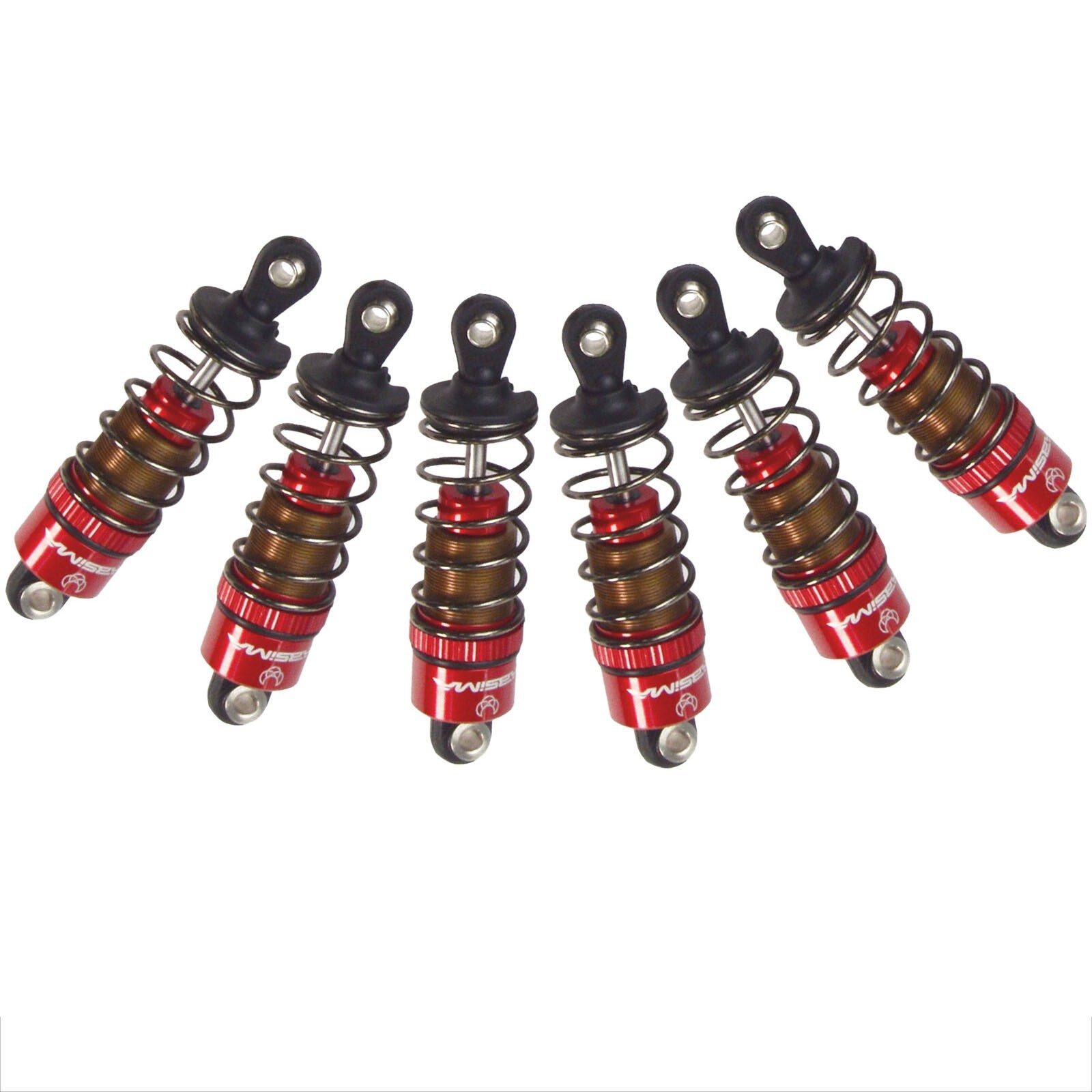 R Shocks Aluminum-Oil (F/R) Shocks Absorber Damper for Tamiya 1/18 KONGHEAD/G6 ...