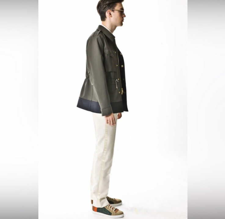 Marc Jacobs mens runway jacket inside lined with real fur NWT