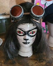 Cat Woman Manequin Head Artwork Hat Jewellery Display