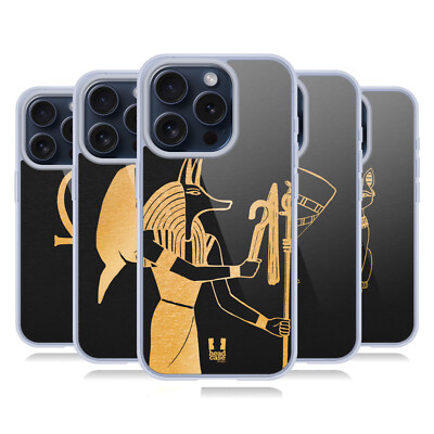 HEAD CASE DESIGNS ICONS EGYPT SOFT GEL CASE & WALLPAPER FOR APPLE iPHONE PHONES