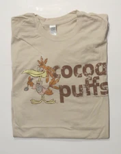 MEN'S NWT JUNK FOOD COCOA PUFFS CEREAL VINTAGE GRAPHIC T-SHIRT - LARGE