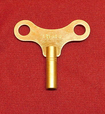 Swiss Made Brass Clock Key  Size #12 or 5.25 mm. 