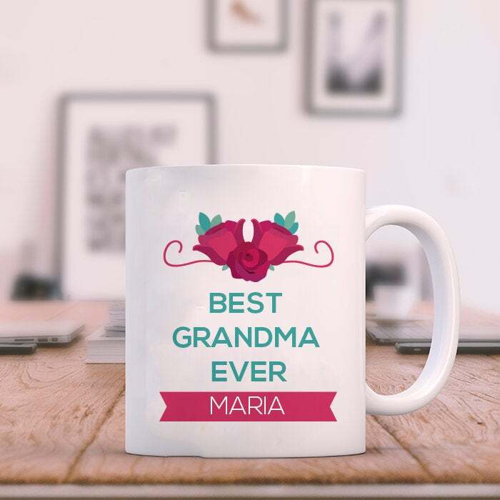 La mejor taza personalizada para abuela regalo del día de la madre para regalo de abuela