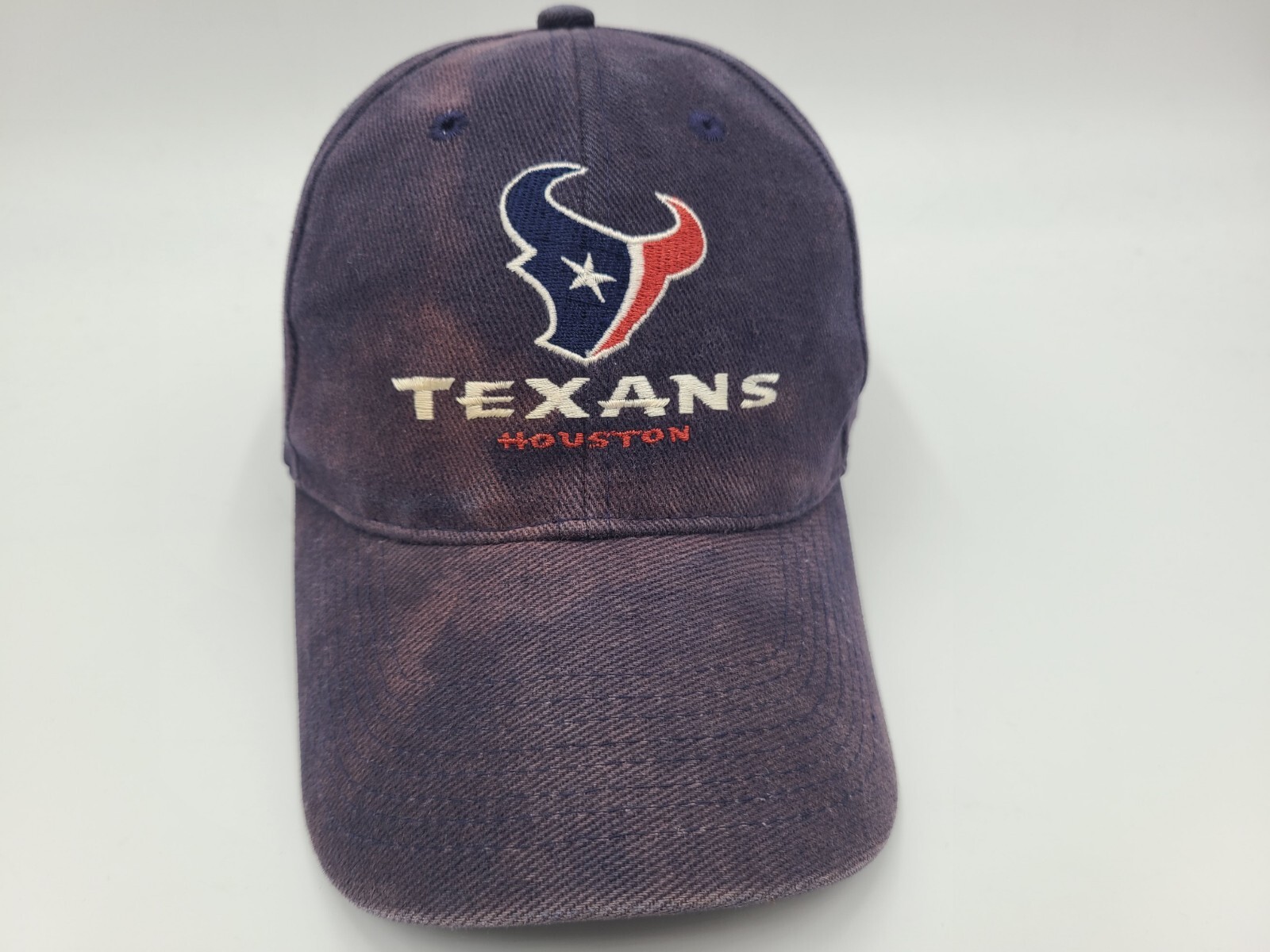 Houston Texans Otto Distressed Strapback Adjustable Hat Cap Men Women NFL Blue