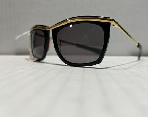 Occhiali da sole vintage by Pratik neri e oro nuovi vecchio stock unici *Leggi descrizione - Foto 6 di 11