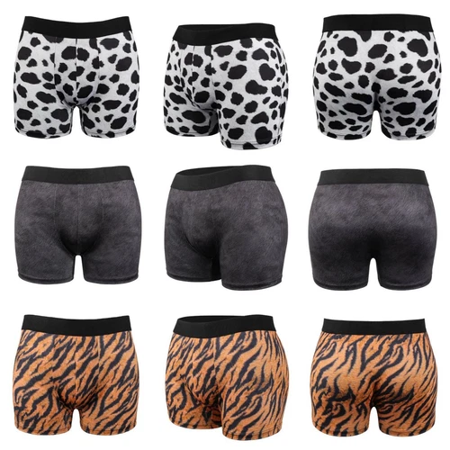 Herren 3er Pack Boxershorts Soft Unterwäsche Boxershorts Sport Trunks mit Fly Front - Bild 12 von 19