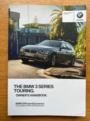 BMW 3 SERIES TOURING OWNERS HANDBOOK MANUAL 15-19 (2015) - Image 1 of 4
