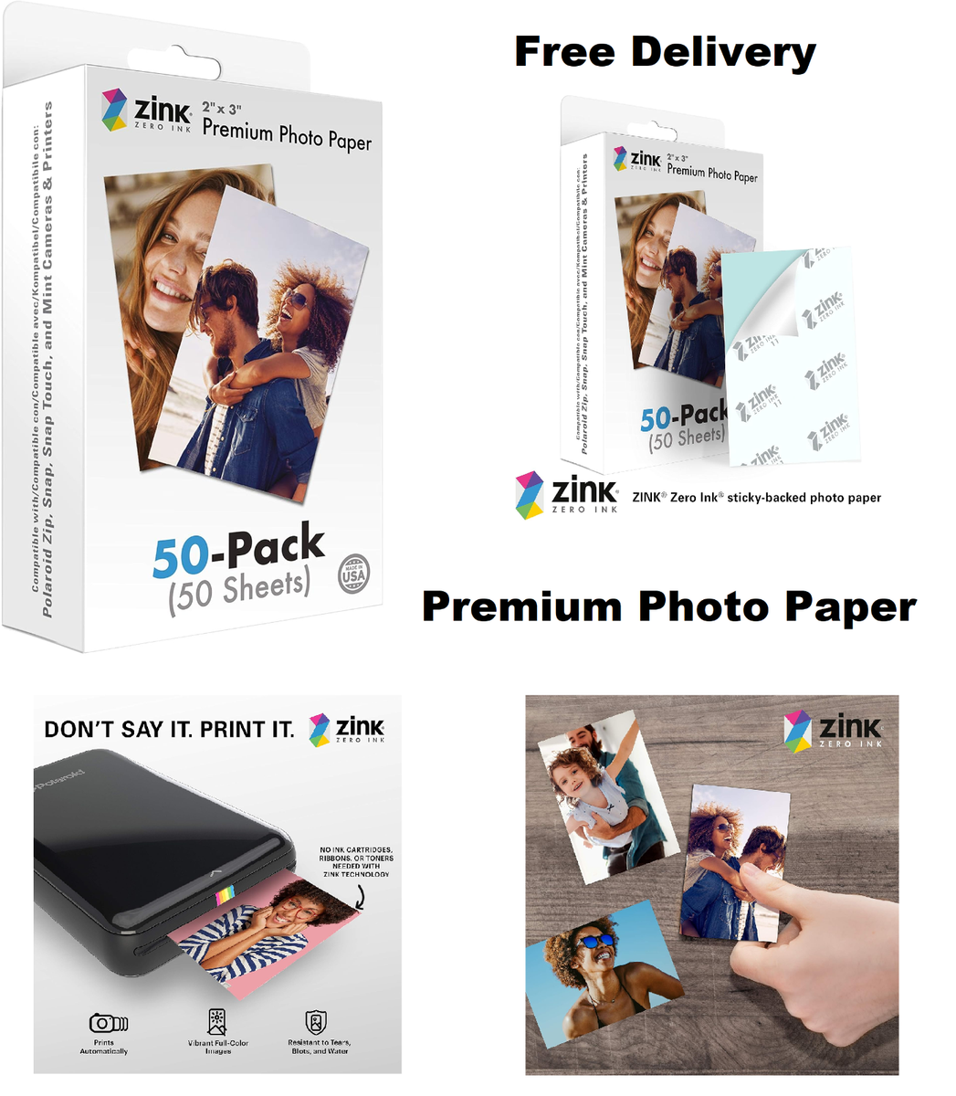 Ubuy Polaroid Zink Paper Near Me Sticker Paper Buy Polaroid 2x3