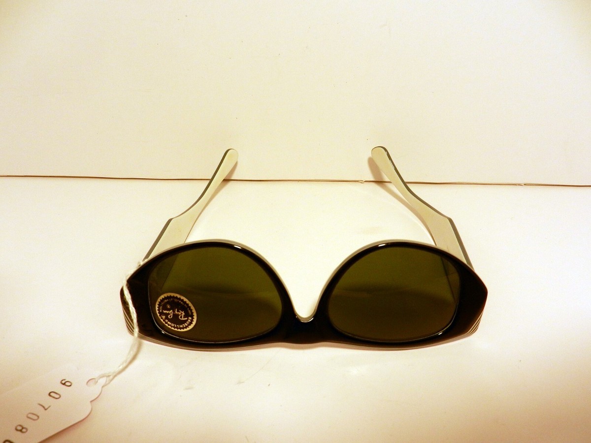 Ray-Ban B&L DEKKO Eye Cat Heavy Black/White Eyebrow NOS Authentic