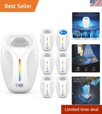 Eco-Friendly 3-Mode Ultrasonic Insect Repeller - Non-Toxic Pest Solution 6 Pack