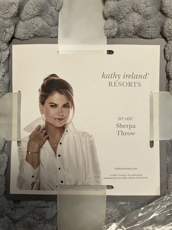 50 X 60 Sherpa Throw by Kathy Ireland Resorts