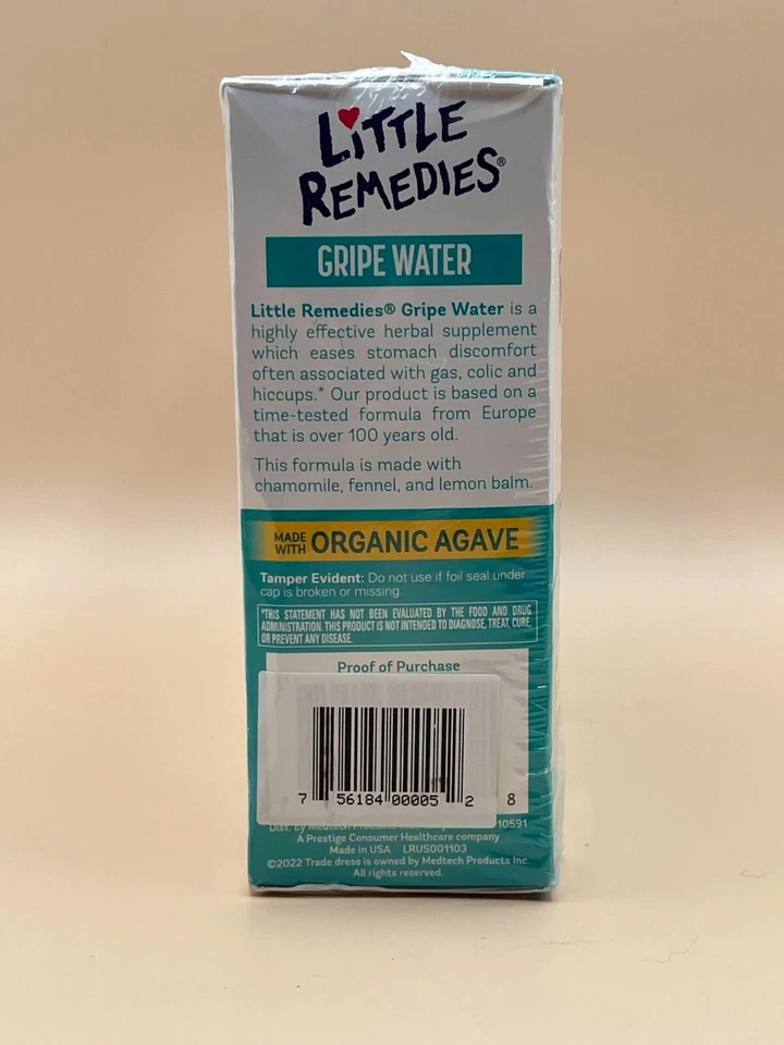 Little Remedies Gripe Cólico de agua y gas para recién nacidos paquete de 3 Ex. 04/2025 Foto 4 de 4