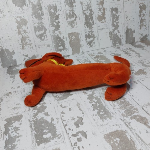 "Yottoy Pretzel Dachshund perro curioso George peluche suave animal de 14"" pulgadas" - Imagen 6 de 6