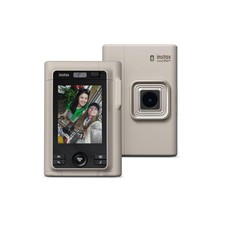 Fujifilm Instax Mini LiPlay Hybrid Instant Camera and Printer Sand Beige 
