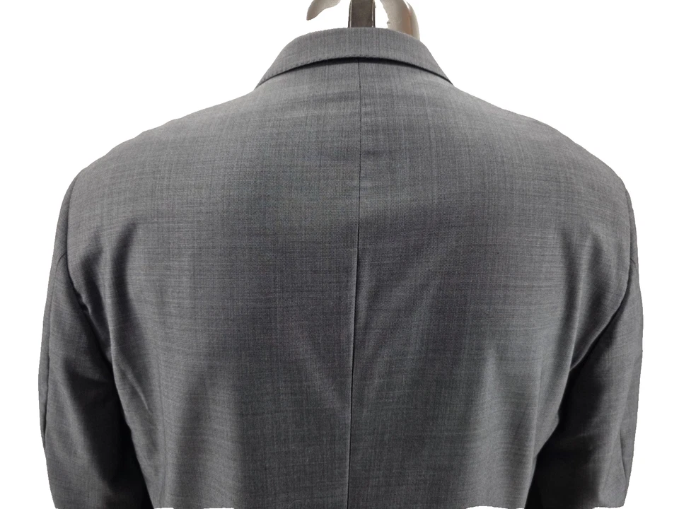 Abrigo Blazer Chaqueta Hombre Peter Millar 46R Gris Lana Deportivo Calce Clásico Foto 4 de 4