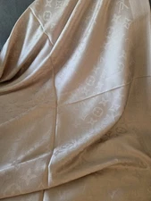 Louis Vuitton Scarf Shawl Stole Monogram LV 70”x28” Light Beige 