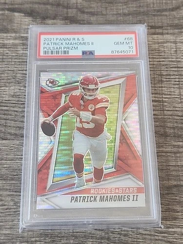 2021 Panini Rookies & Stars #68 ~ PULSAR PRIZM ~ Patrick Mahomes II ~ PSA 10 GEM
