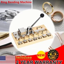 Making Jewelry Ring Bender Tool Hand Crank Ring Bracelet Press Bending Machine