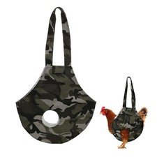 1-Pack Chicken Carrying Bag, Canvas Chicken Sling Holder Purse Camo 