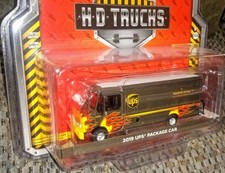 Camiones Greenlight 33210 HD escala 1/64 21 2019 paquete UPS coche con llamas diecast