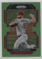2022 Panini Prizm Tier III Lime Green Prizm 3/125 Zack Wheeler #222 0x1