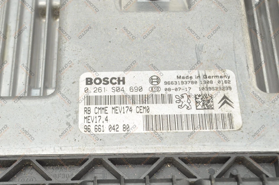 CITROEN C4 Picasso I 1.6 VTi 120CV Centralina Motore 9666104280 - Immagine 4 di 4