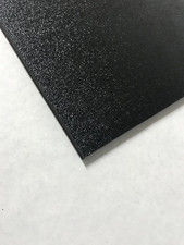 ABS Black Plastic Sheet 1/4" X 24" X 48 Textured 1 Side Vacuum Forming