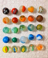 Vintage Marbles Mixed Lot of 25  18 