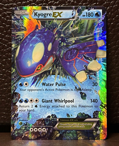 The Pokémon Company Pokemon TCG Kyogre EX 54/160 Primal Clash Holo English
