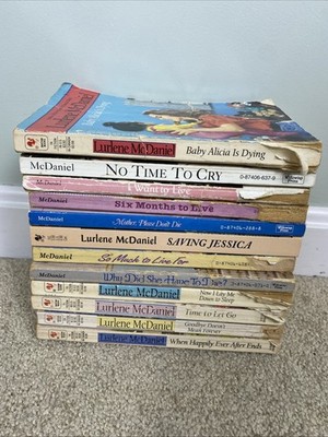 Lot 12 VTG Lurlene McDaniel YA Teen Fiction Books Emotional Drama Stories
