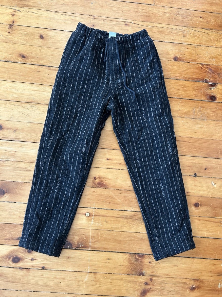 Stussy x Nike Stripe Wool Pant 'Black' Xs | eBay