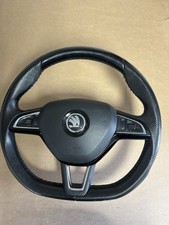 SKODA OCTAVIA MK3 (17-20) MULTI FUNCTIONAL STEERING WHEEL 3V0419091L 3V0880201R