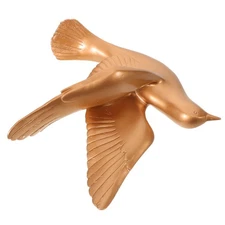 Resin Wall Swallow Bird - European Elegant Bird Sculpture for Living Room Wall